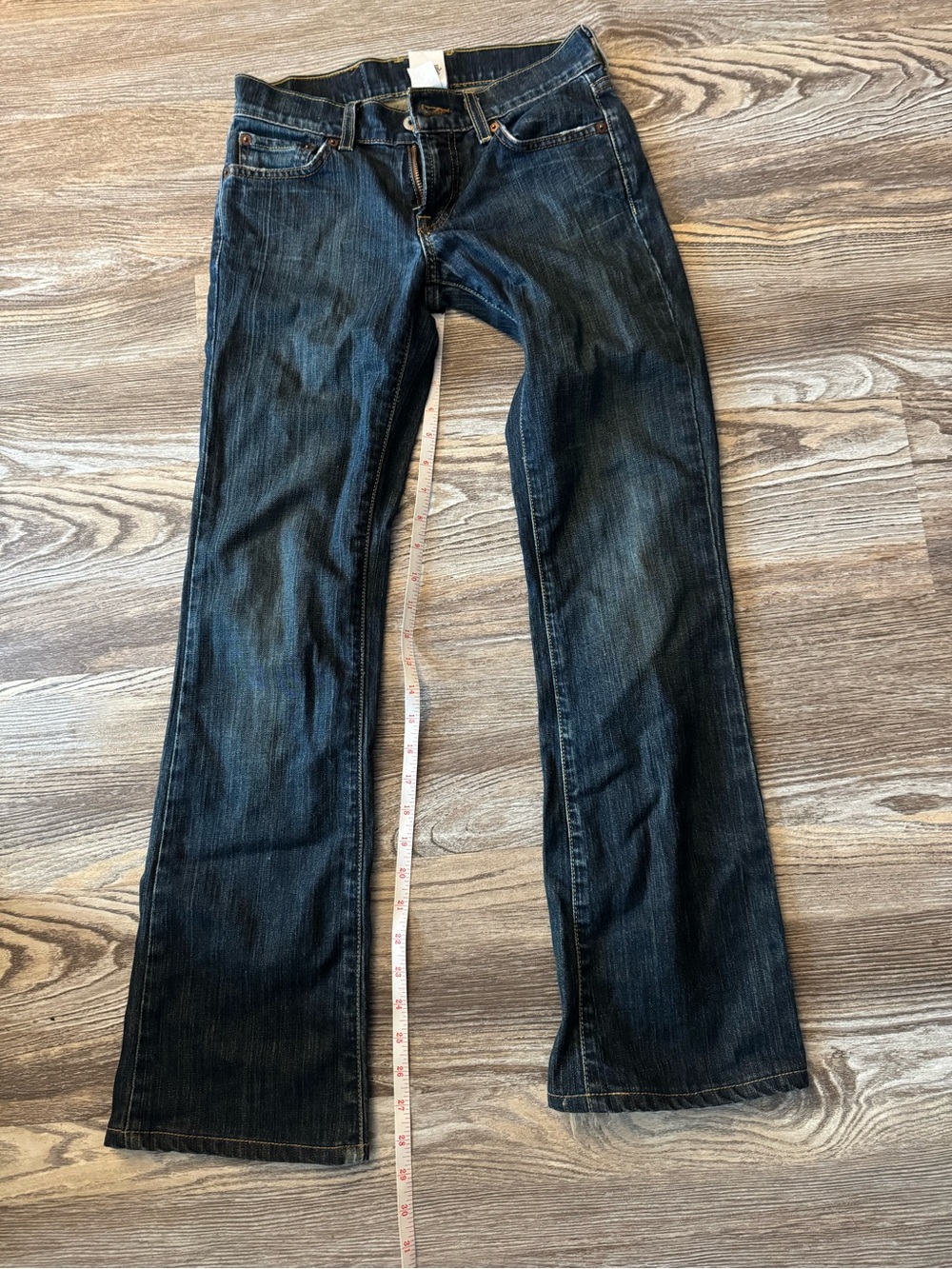 Women’s Lucky Brand Dark Blue Straight-Leg Jeans
